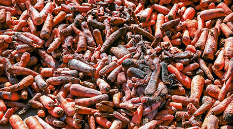 菜市場蔬菜垃圾